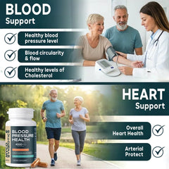Blood Pressure Support with Hawthorn Berry & Hibiscus | Natural Heart Health