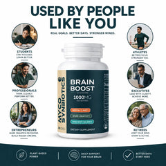 Brain Boost Capsules | Lion's Mane & Ginkgo Biloba for Cognitive Support
