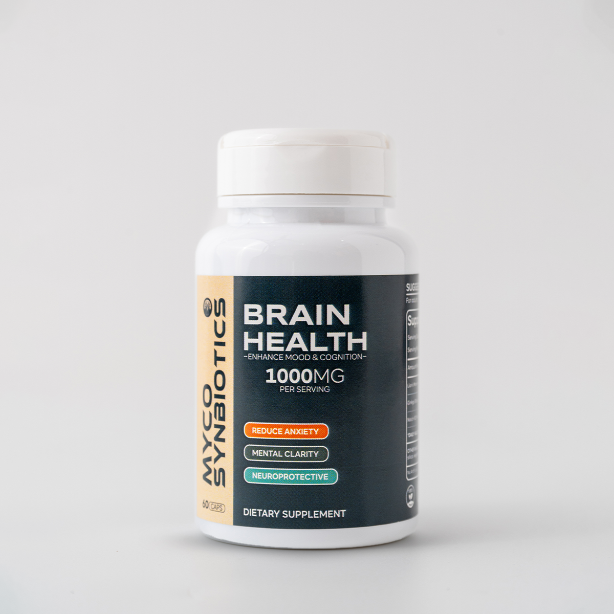 Brain Health Capsules | Lion's Mane & Ginkgo Biloba for Cognitive Support