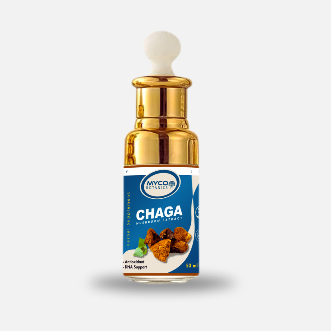 Chaga Mushroom Tincture | Organic Chaga Liquid Extract Supplement, Inflammation, Immune Support, Anti-Aging Supplement, One Month Supply