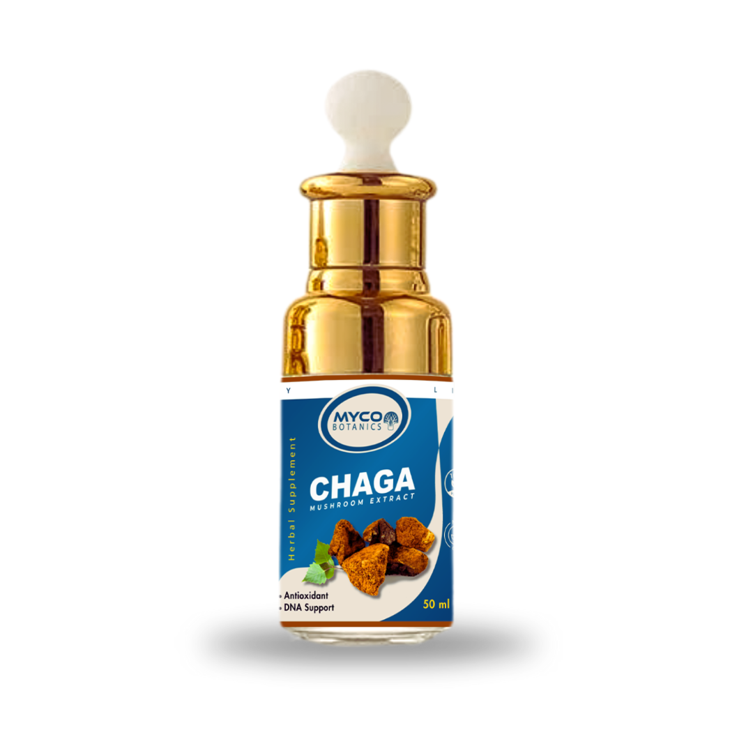 Chaga Mushroom Tincture | Organic Chaga Liquid Extract Supplement, Inflammation, Immune Support, Anti-Aging Supplement, One Month Supply