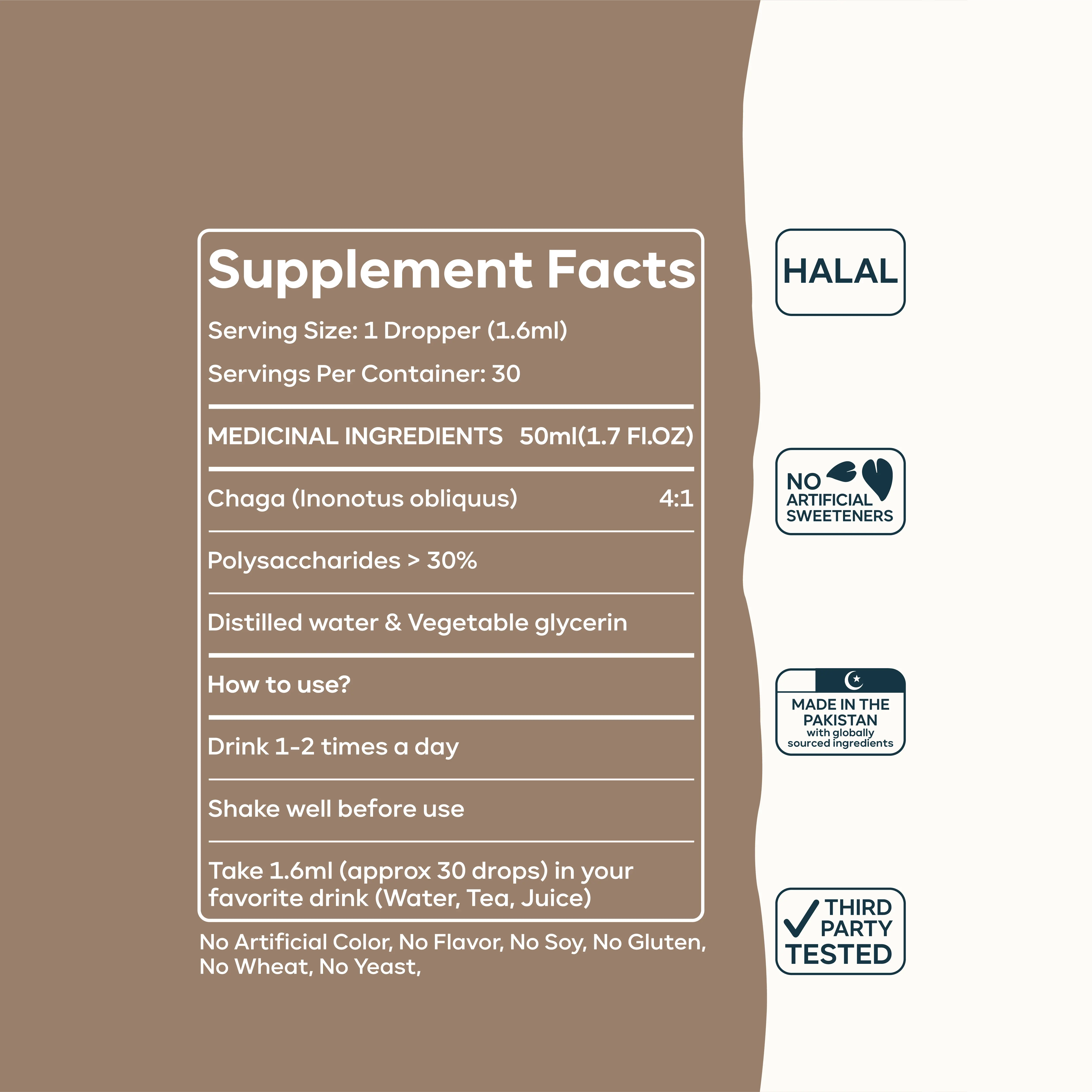 Chaga Mushroom Extract – Organic & Dual Extract for Antioxidant Support