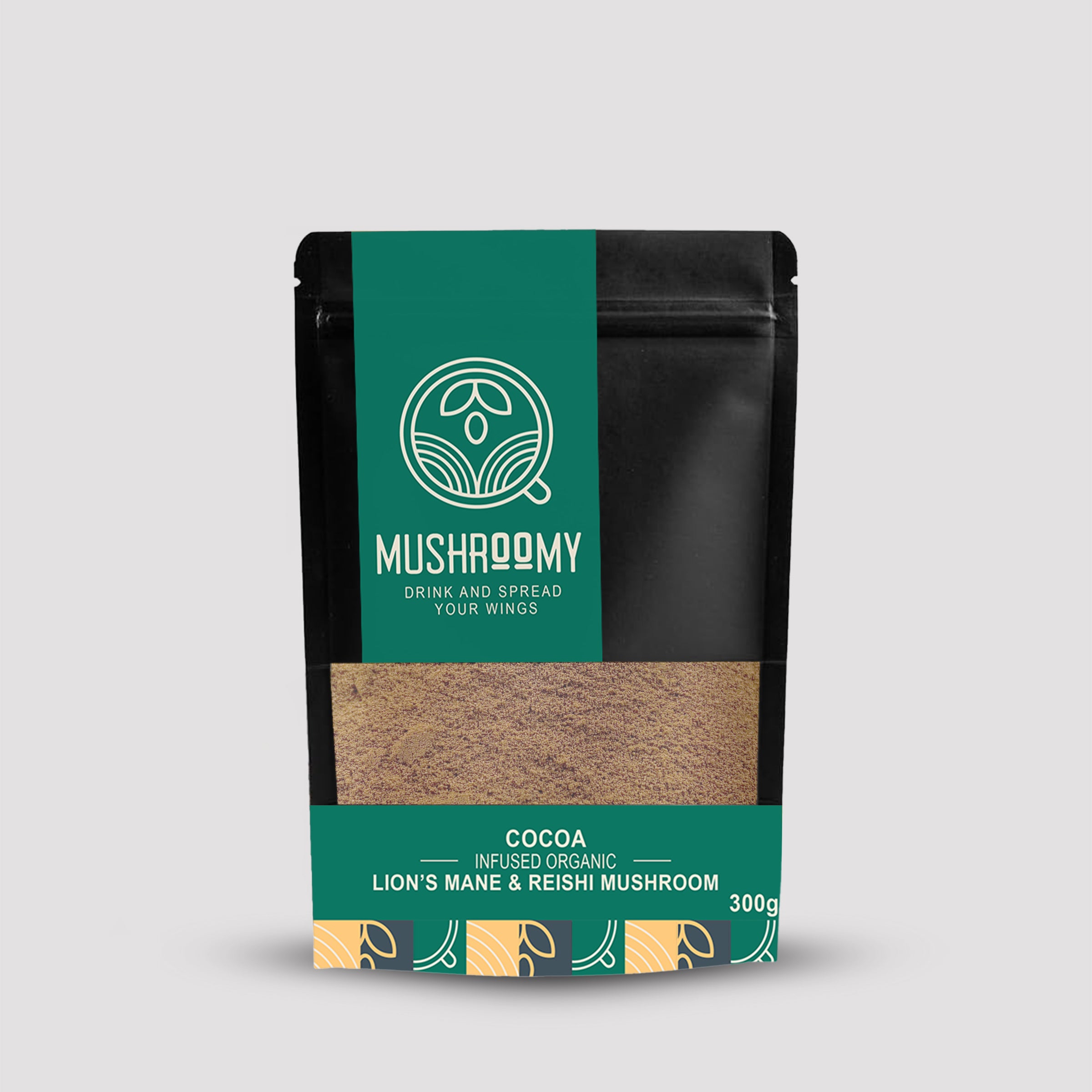 COCOA - Lion's Mane & Reishi Mushroom Infused Organic  Cocoa