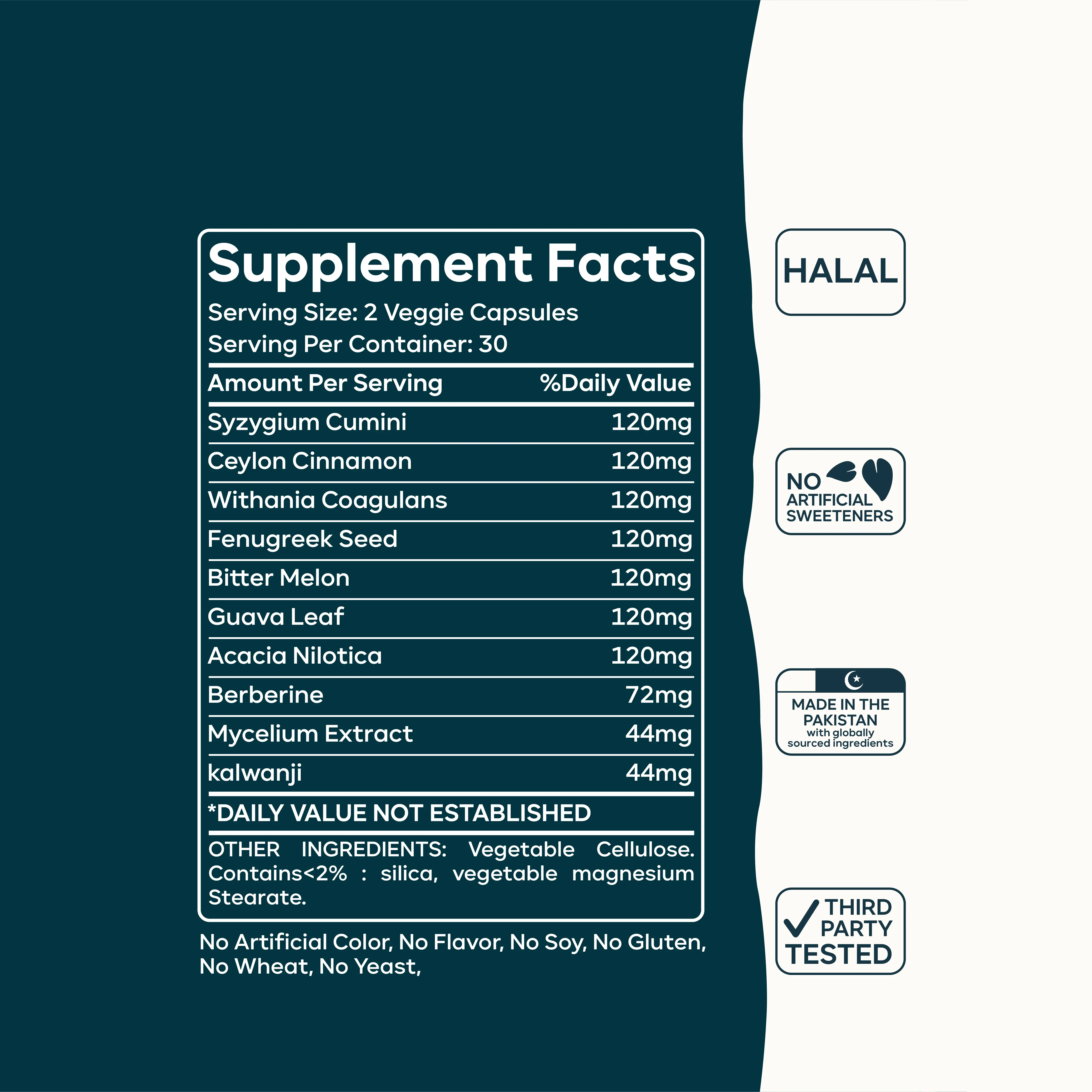 Diabetic Control Mushroom Supplement | Blood Sugar Balance & Energy Boost