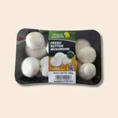 Fresh White Button Mushroom 200gm