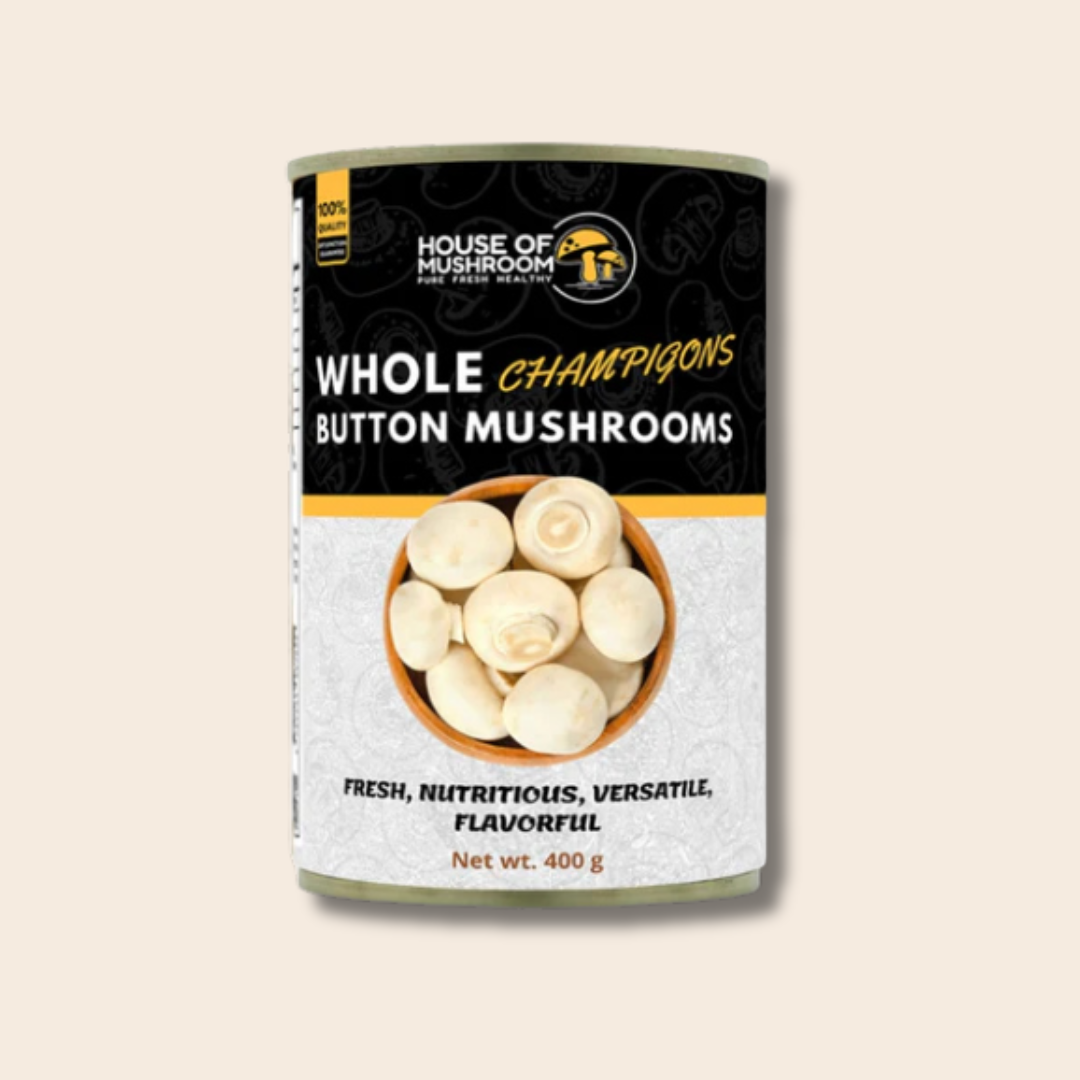 Button Mushroom Whole Canned 400g