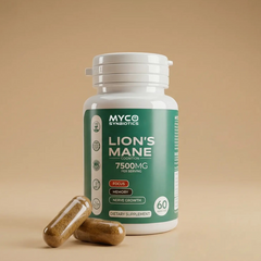 Lions Mane Mushroom Capsules Organic Brain Health Supplement
