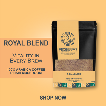 ROYAL BLEND - Reishi Mushroom Infused Organic Coffee