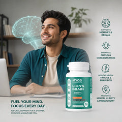 Lion's Brain Capsules Advanced Nootropic Formula for Memory, Focus & Brain Health