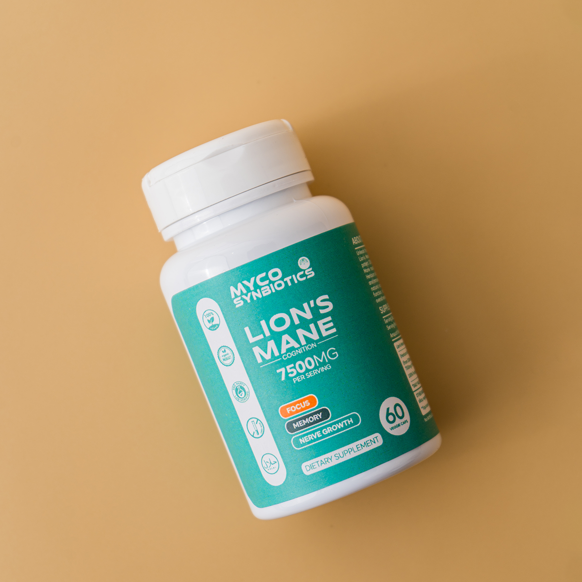 Lion's Mane Mushroom Capsules – Organic Brain-Health Supplement