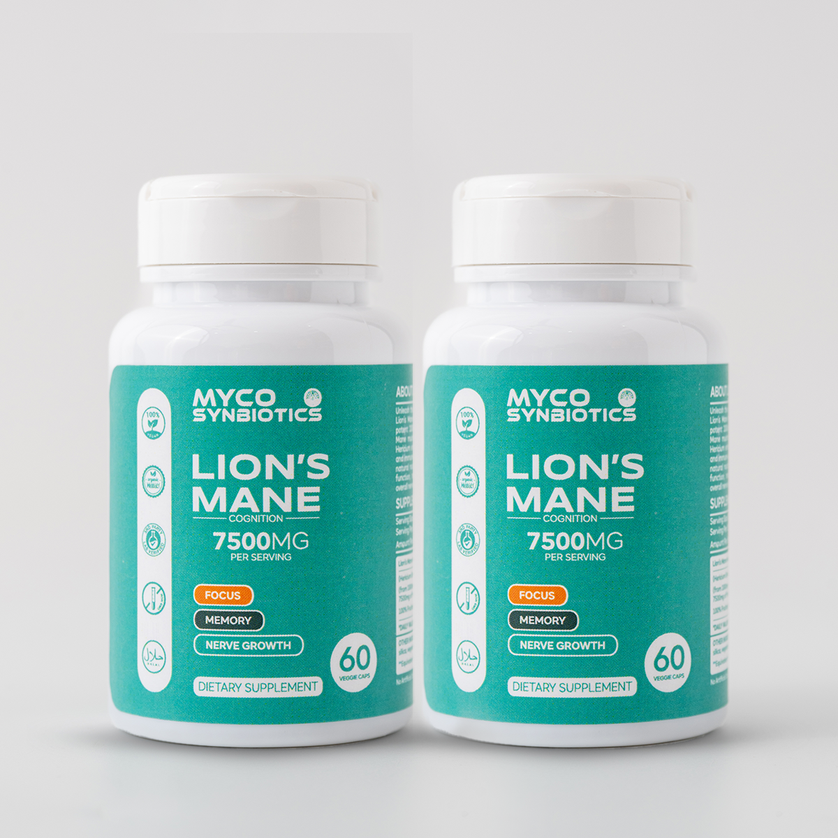 Lion's Mane Mushroom Capsules – Organic Brain-Health Supplement