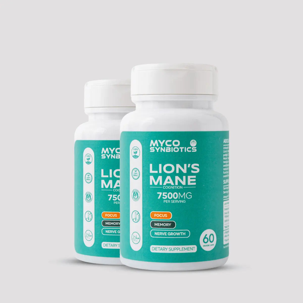 Lion's Mane Mushroom Capsules – Organic Brain-Health Supplement