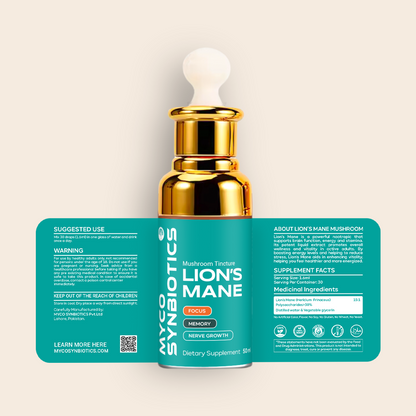 Lion's Mane Mushroom Extract – Organic & Dual Extract for Brain Health