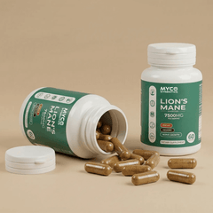 Lion's Mane Mushroom Capsules – Organic Brain-Health Supplement