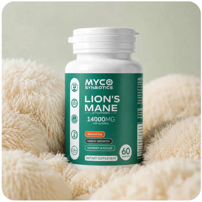 Premium Lion's Mane Mushroom 14 to 1 Extract Equivalent to 14000mg