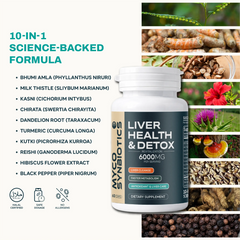 Liver Health & Detox 10-in-1 Ayurvedic Formula Fatty Liver Support