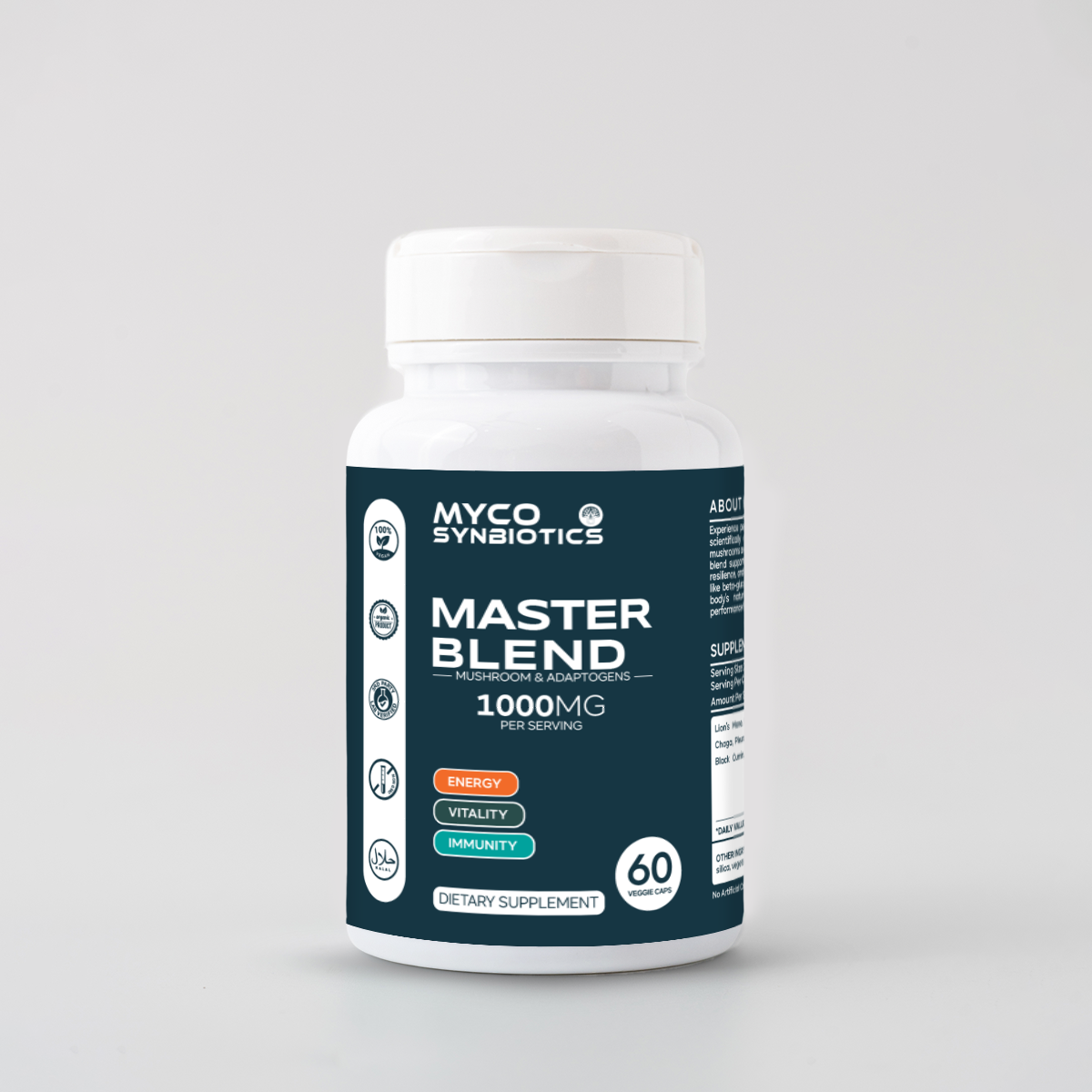 Master Blend Mushroom Capsules – Powerful Mushroom Blend Supplements