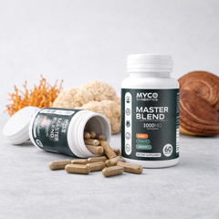 Master Blend Mushroom Capsules – Powerful Mushroom Blend Supplements