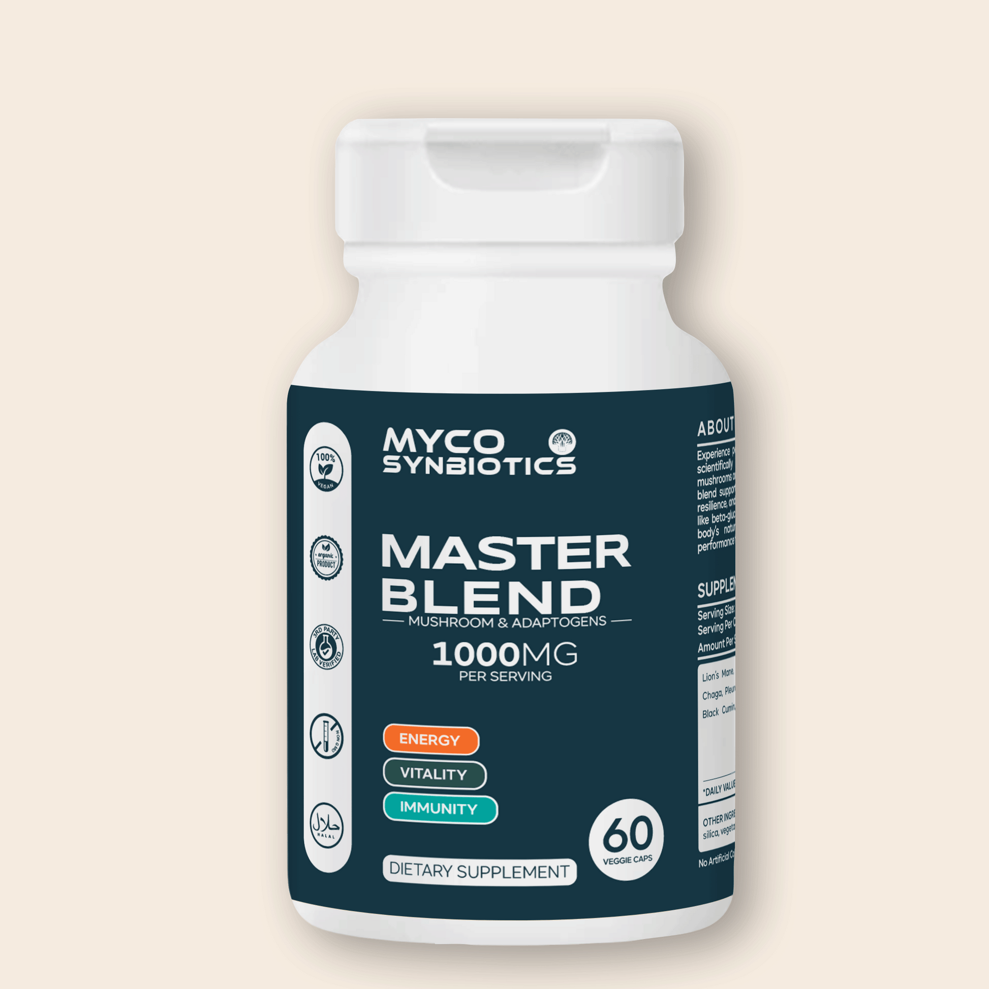 Master Blend Mushroom Capsules – Powerful Mushroom Blend Supplements