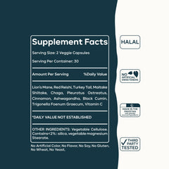 Master Blend Mushroom Capsules – Powerful Mushroom Blend Supplements
