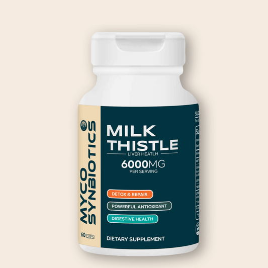 Milk Thistle Herbal Capsules | Organic Herbal Extract Supplement, 60 Veggie Caps, Liver Health Supplement