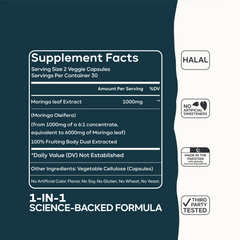 Moringa Capsules – Natural Energy, Immunity & Wellness Support