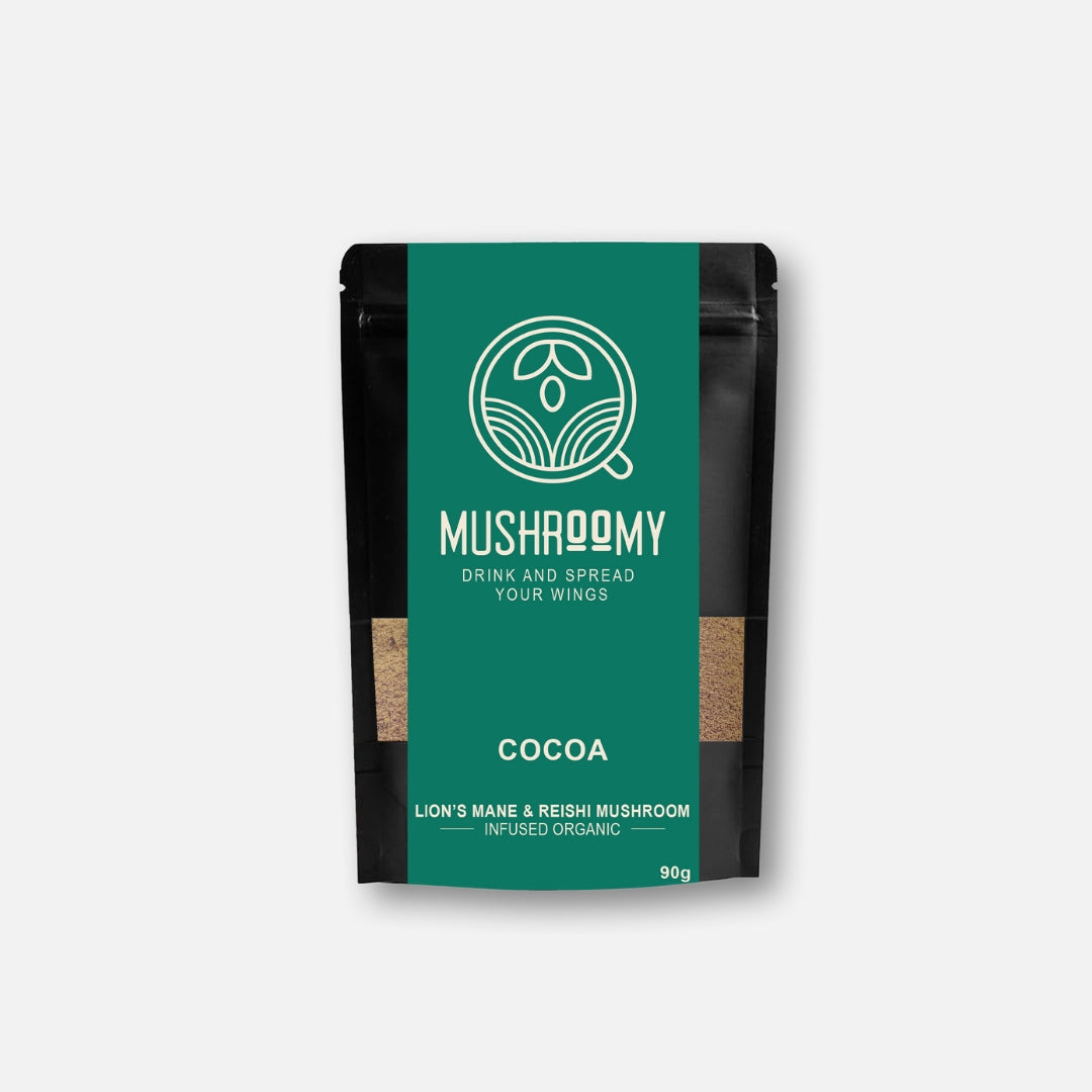 COCOA - Lion's Mane & Reishi Mushroom Infused Organic  Cocoa