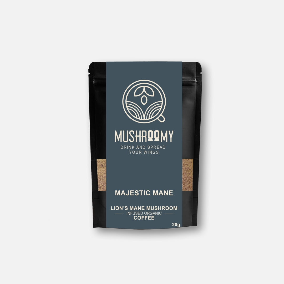 MAJESTIC MANE - Lion's Mane Mushroom Infused Organic Coffee