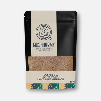 COFFEE MIX - Lion's Mane Mushroom Infused 3 In 1 Organic Coffee