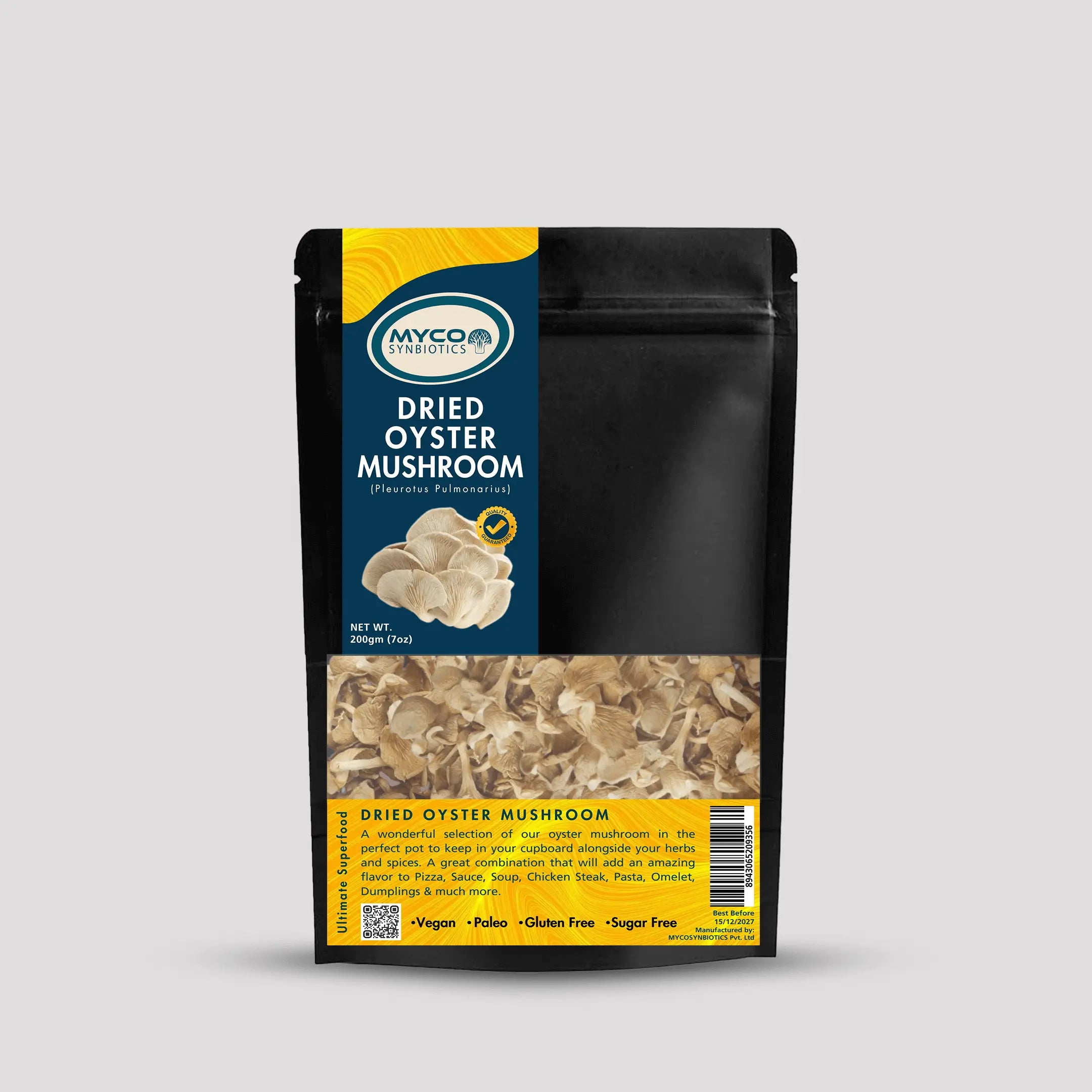 Dried Whole Oyster Mushrooms – 100g | Premium Quality & Flavor