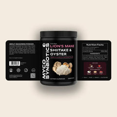 Lion's Mane, Shiitake & Oyster Mushroom Seasoning Powder Blend – 150g