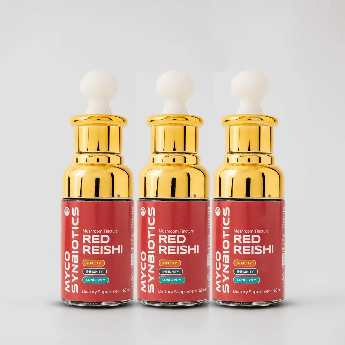 Red Reishi Extract - Tincture 50ml – Organic, Powerful Immune Support