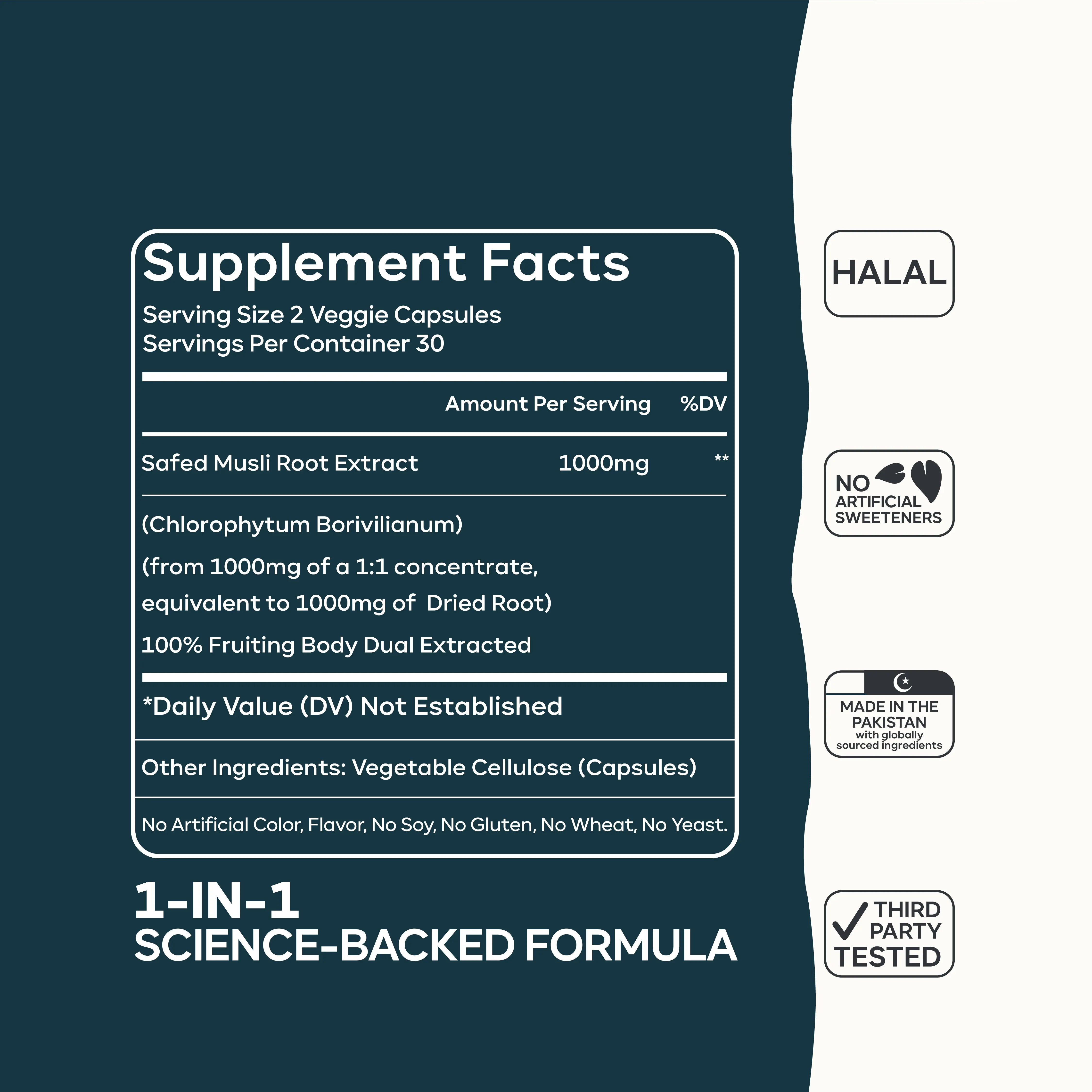 Safed Musli Capsules – Natural Strength, Energy & Vitality Booster
