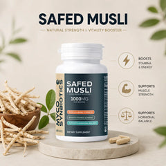 Safed Musli Capsules – Natural Strength, Energy & Vitality Booster