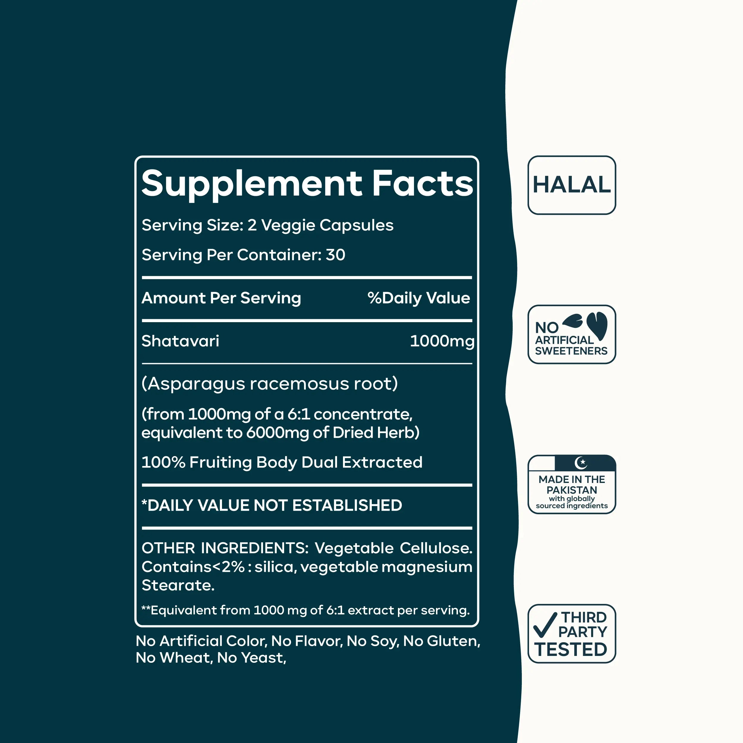 Shatavari Strong Core Bone Support Capsules | Organic Herbal Supplement for Women