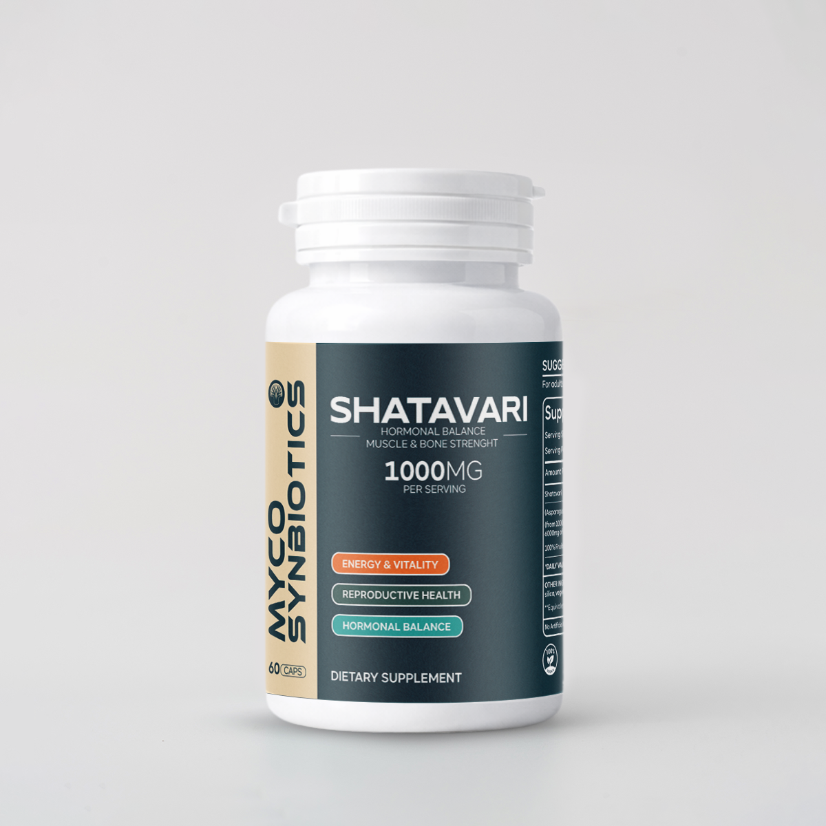 Shatavari Strong Core Bone Support Capsules | Organic Herbal Supplement for Women