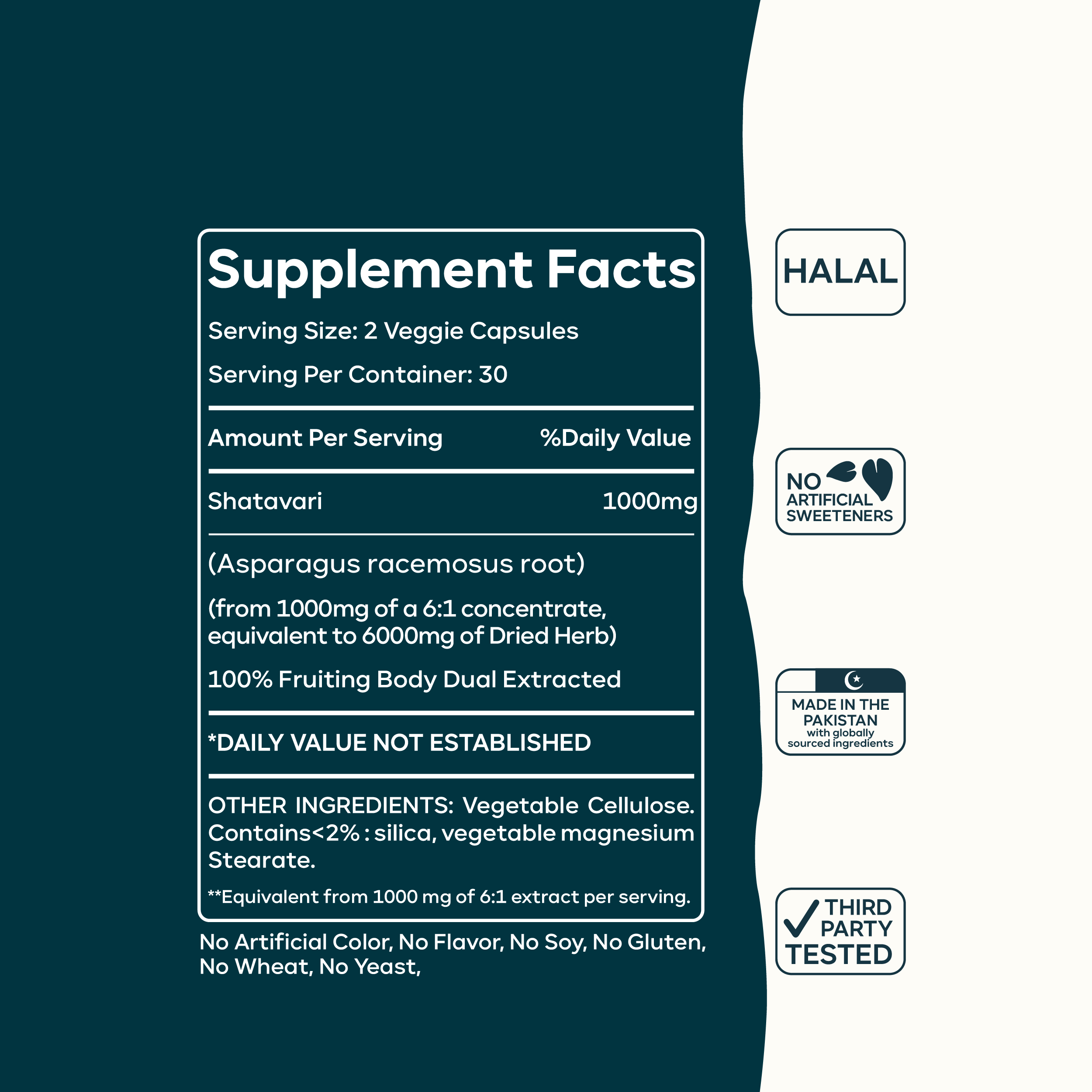 Shatavari Strong Core Bone Support Capsules | Organic Herbal Extract Supplement, 60 Veggie Caps, Women Health Supplement