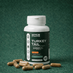 Turkey Tail Mushroom Capsules – Organic Immune Support Supplement