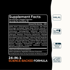 Vitality & Vigor Herbal Supplement, Boost Libido & Testosterone For Men and Women | Stamina , Fertility Support