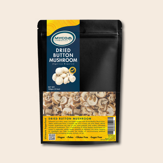 Dried White Button Mushroom 100gm