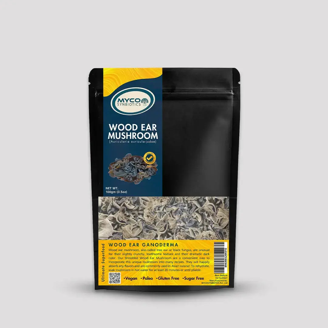 Dried Raw Wood Ear Mushrooms – 100g | Crunchy Texture & Natural Nutrition